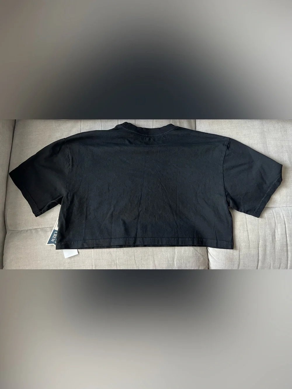Salty Crew Women's Black Cropped Tee with Black and Gold Logo Size XS NWT - Picture 5 of 5